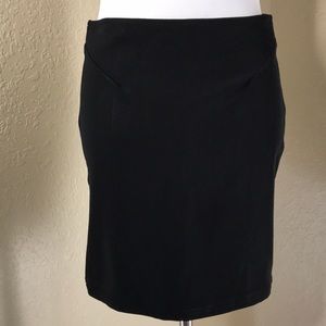 CACHE Vintage Black Acetate Mini Skirt L